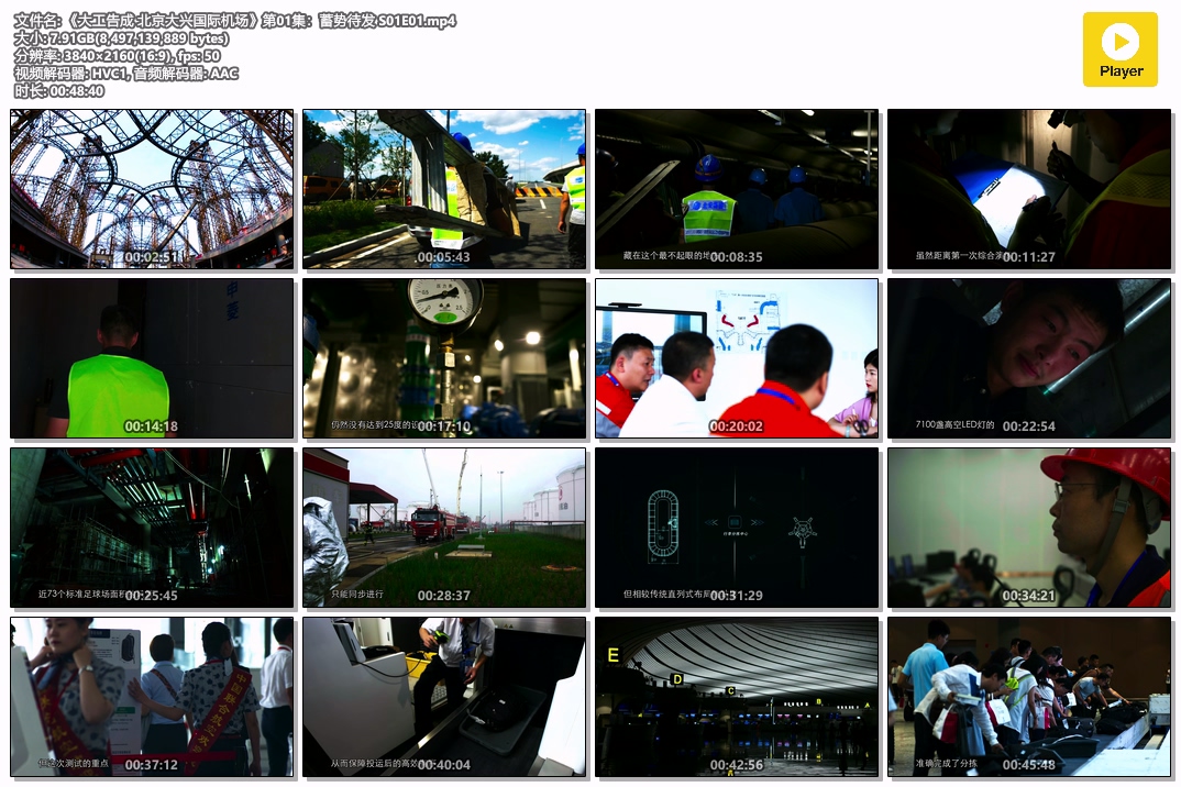 大工告成 北京大兴国际机场 | 第一季 全3集 导演：刘军卫&伊茂凡等 [国语/中字]  第2张